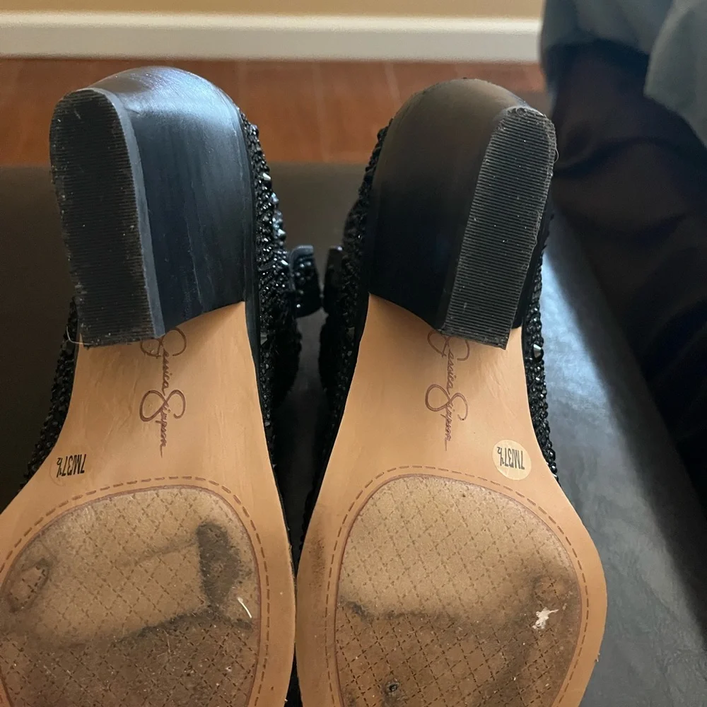 Jessica Simpson Rhinestone booties - Picture 8 of 9